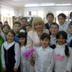 Лидия Огурцова на встрече с читателями